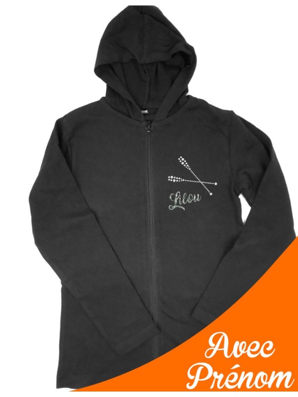 Gymnastique Rythmique Massues - Gilet femme à Capuche