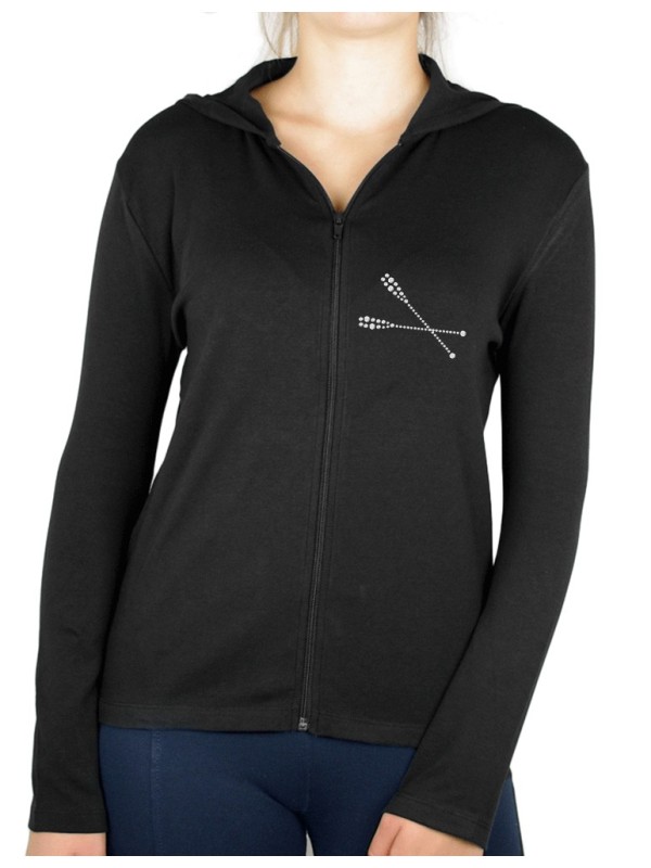 Gymnastique Rythmique Massues - Gilet femme à Capuche