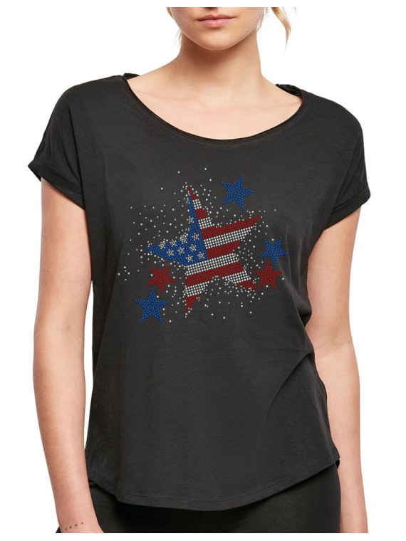 Etoile USA - T-shirt femme SLUB TEE