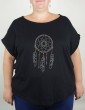 rhinestone dream catcher- Lady tee shirt 