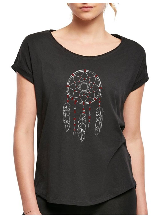 Attrape reve en strass - T-shirt femme