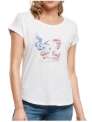 American boots - T-shirt femme SLUB TEE