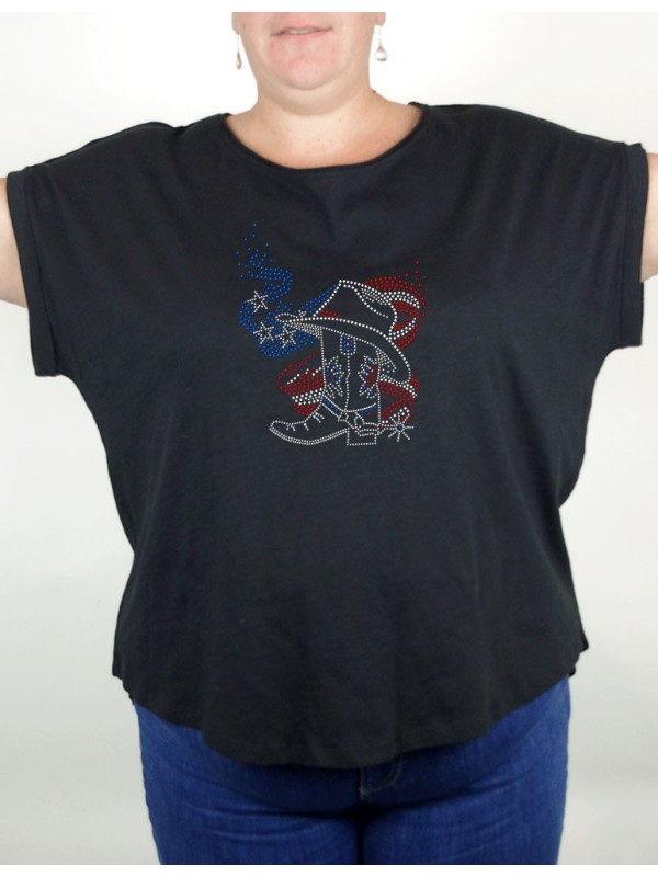 American boots - T-shirt femme SLUB TEE
