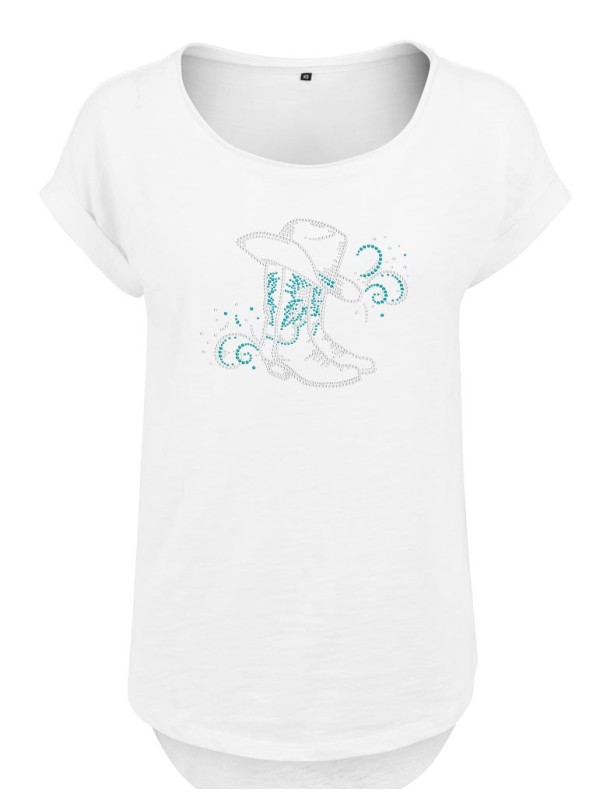 Arabesque boots - Lady tee shirt Slub tee