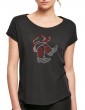 rhinestone dream catcher- Lady tee shirt 