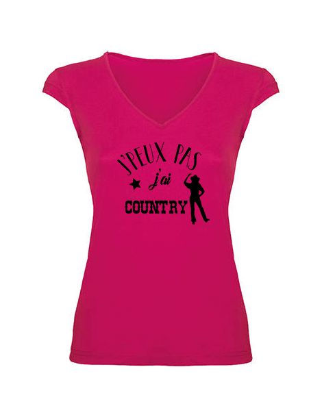J'peux pas j'ai country - T-shirt femme