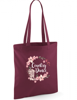 TOTE BAG- Flowers country dance crown