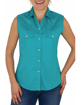 Chemise Femme Sans Manche Uni
