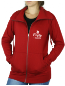 Country dancer impression blanc - Veste femme col montant