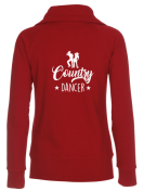Country dancer impression blanc - Veste femme col montant