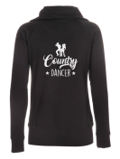 Country dancer impression blanc - Veste femme col montant