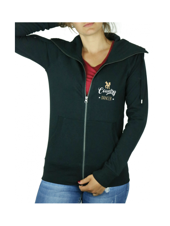 Country dancer bi couleur - Veste femme col montant