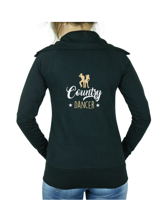 Country dancer bi couleur - Veste femme col montant