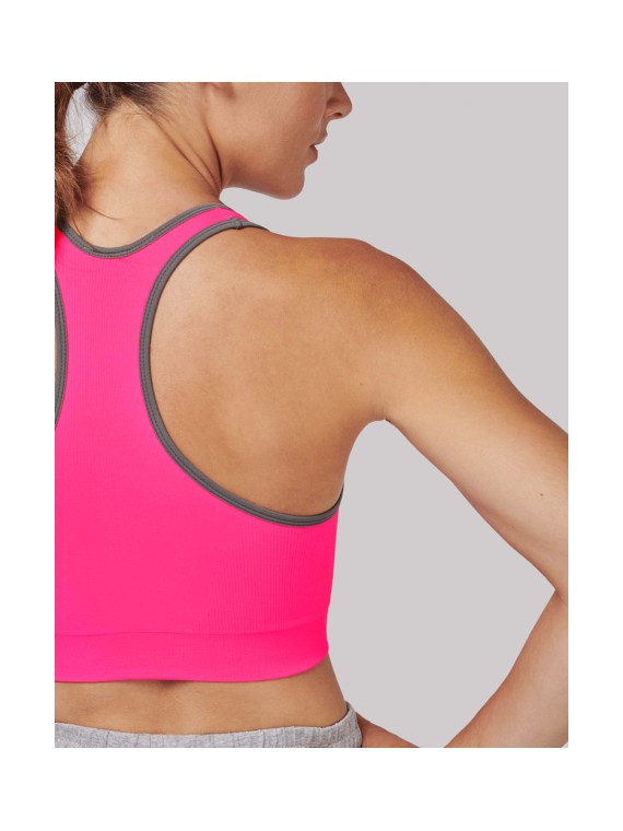 Brassière sport sans couture