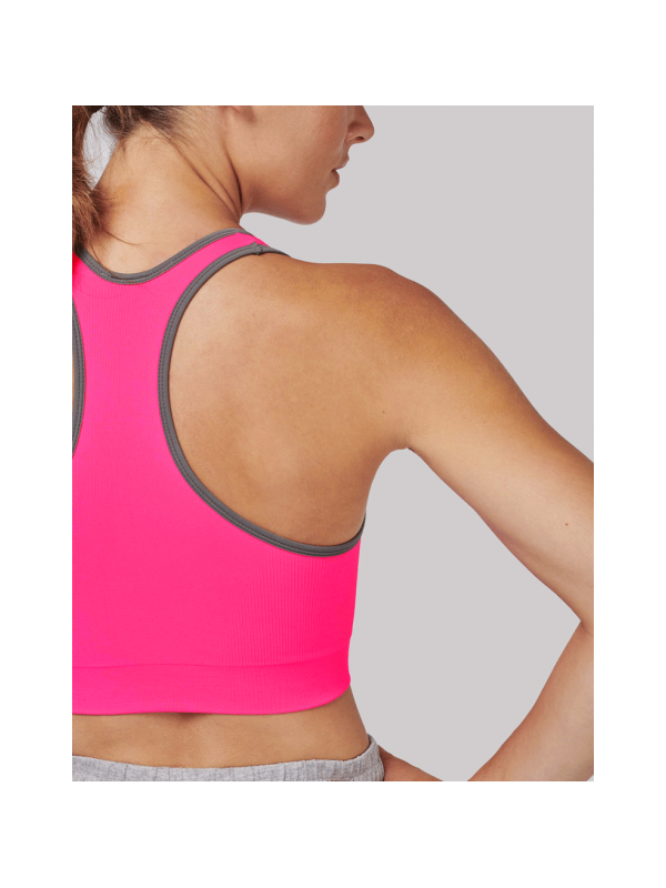 Brassière sport sans couture