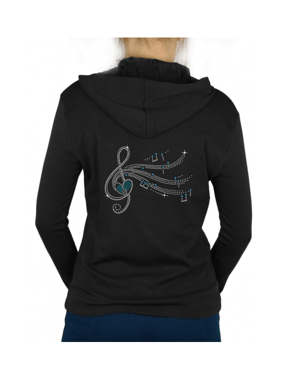 Clé de Sol - Gilet à capuche Femme
