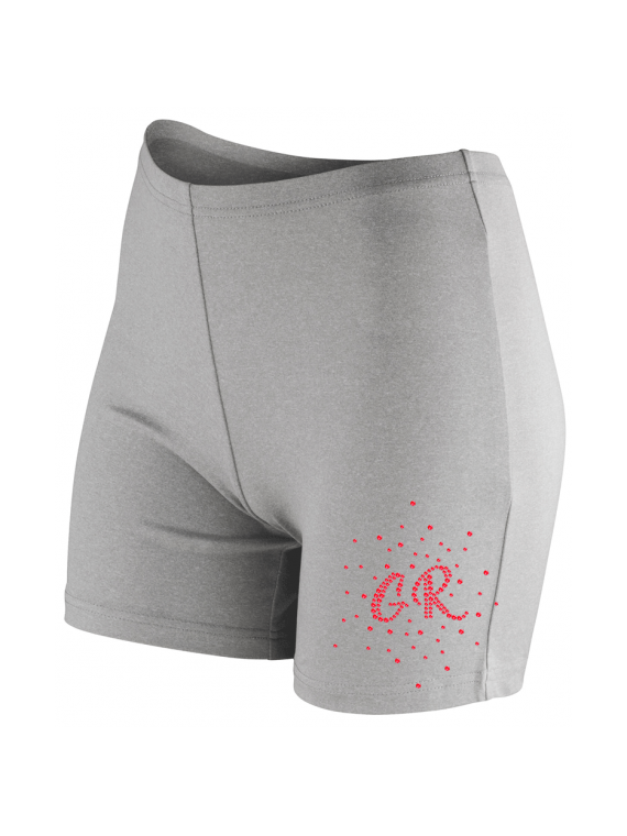 Shorts gris strass GR