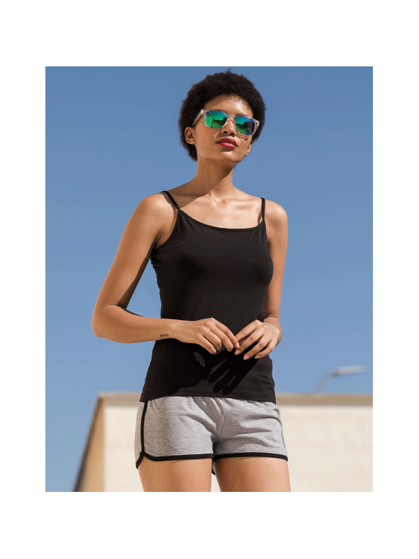 Short retro femme gris