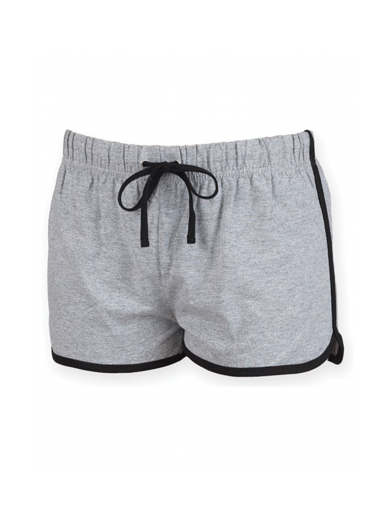 Short retro femme gris