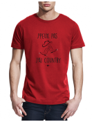 J'peux pas j'ai Country  - T-shirt homme rouge