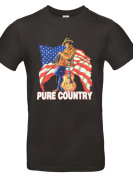 Cowboy pure Country - T-shirt homme col rond