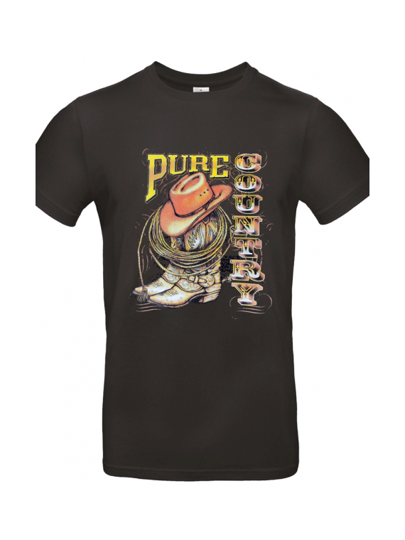 Boots Pure country - T-shirt homme col rond
