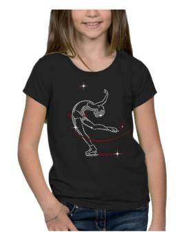Patineuse- T-shirt Fillette