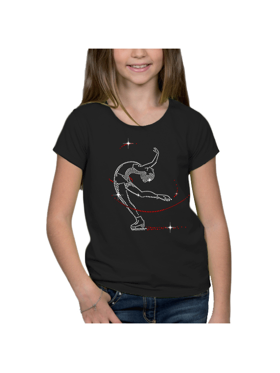 Patineuse- T-shirt Fillette