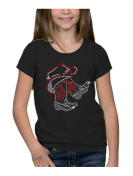 Bottes sous chapeau country - T-shirt Fillette rouge