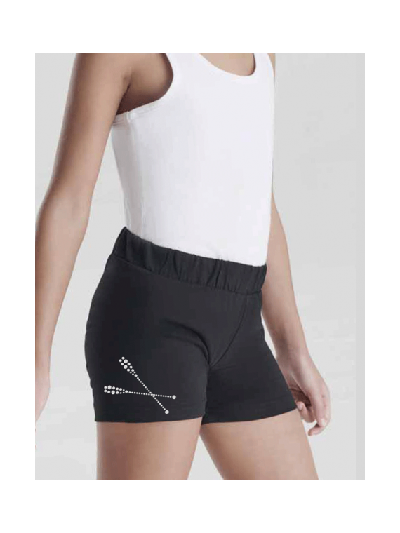 Short 100% Coton - GR massues strass