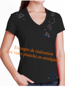 Transfert thermocollant planche américain