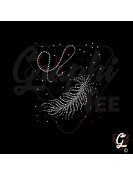 Transfert thermocollant  planche plume