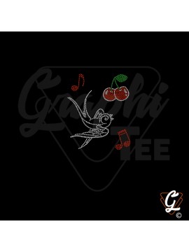 Transfert thermocollant  planche rock and roll