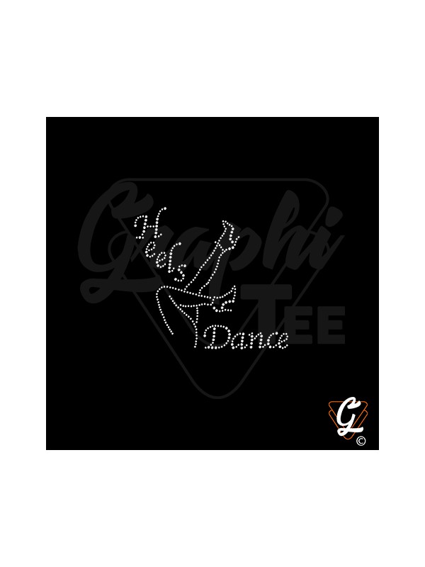 Motif transfert Heels Dance silhouette