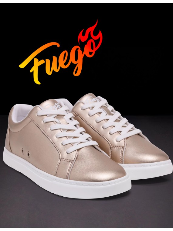 Low top dance sneaker FUEGO - ROSE GOLD