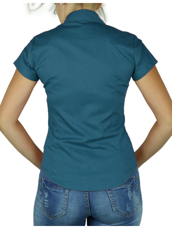 Chemise Femme Bleu Canard