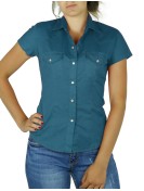 Chemise Femme Bleu Canard