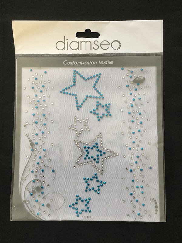 Transfert thermocollant planche pluie d'étoiles