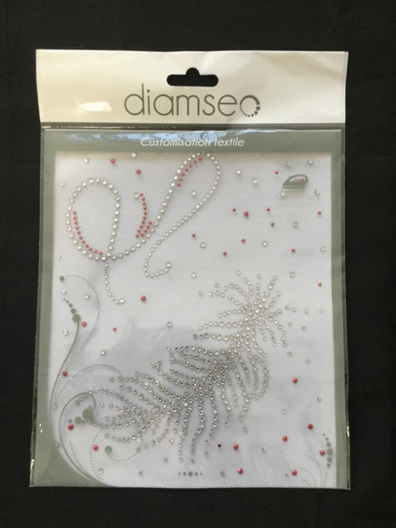 Transfert thermocollant planche plume