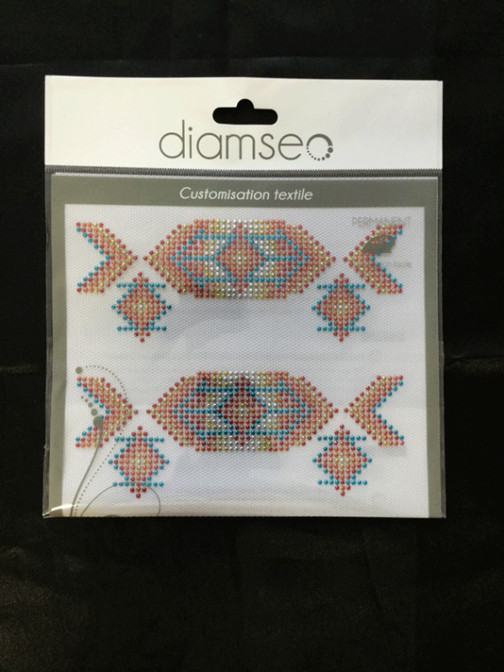 motif poche amérindien style navajo
