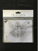 pochette strass croix ailées