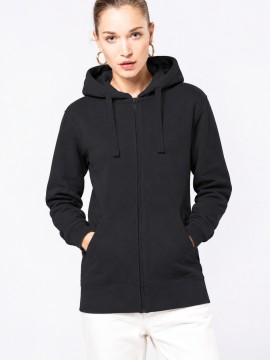 Sweat Zippe à capuche femme
