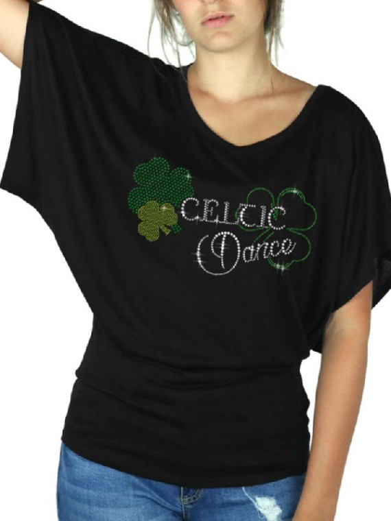 Celtic Dance - T-shirt femme Manches Papillon