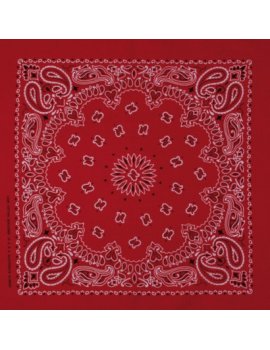 Bandanas rouge et blanc