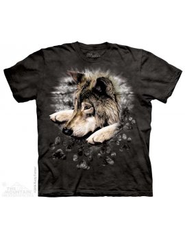 Wolf In Dye Paw - T-shirt loup - The Mountain