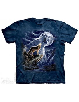 Wolf Spirit Moon - T-shirt loup - The Mountain