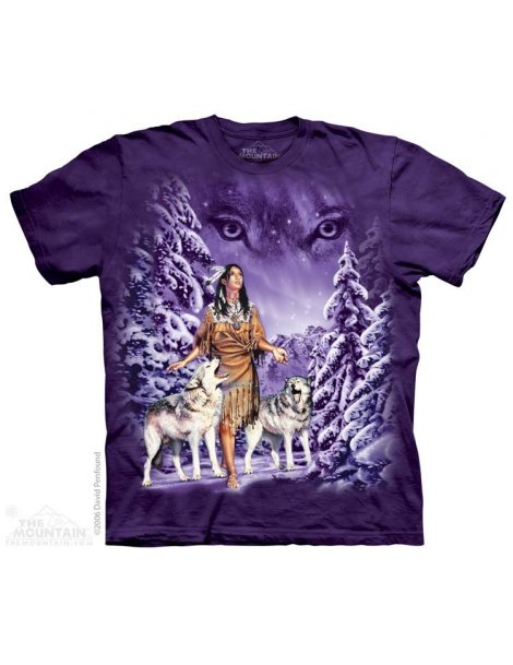 Native american girl t-shirt The mountain
