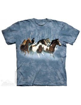 Winter Run - Tshirt cheval - The Mountain
