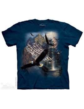 Reflection Of Freedom - T-shirt aigles - The mountain