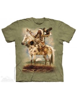 The mountain native american t-shirt - Spirit